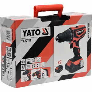 YATO YT-82784 Δραπανοκατσάβιδο Κρουστικό Μπαταρίας 2x3Ah