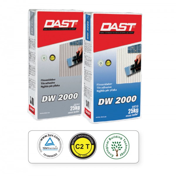 Κόλλα Πλακιδίων Dast DW 2000 (C2T) 25kg